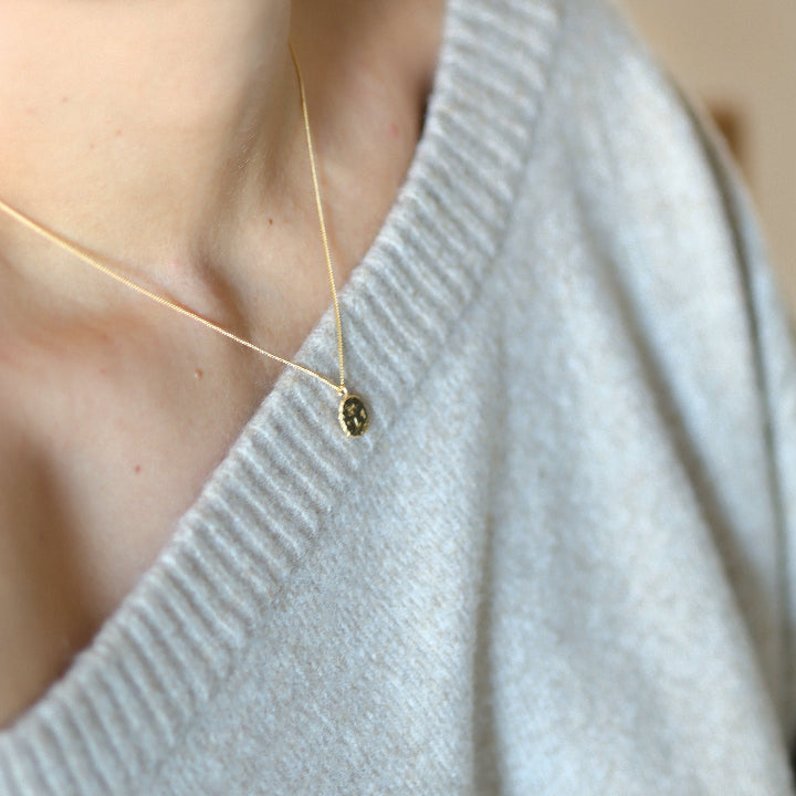 Kette „Liebling A“ – Personalisierte Initial Kette mit Bedeutung | 925 Sterling Silber, 18K Vergoldet