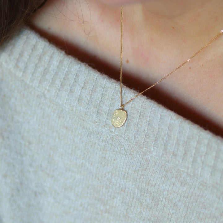Kette „Liebling M “ – Personalisierte Initial Kette mit Bedeutung | 925 Sterling Silber, 18K Vergoldet-5