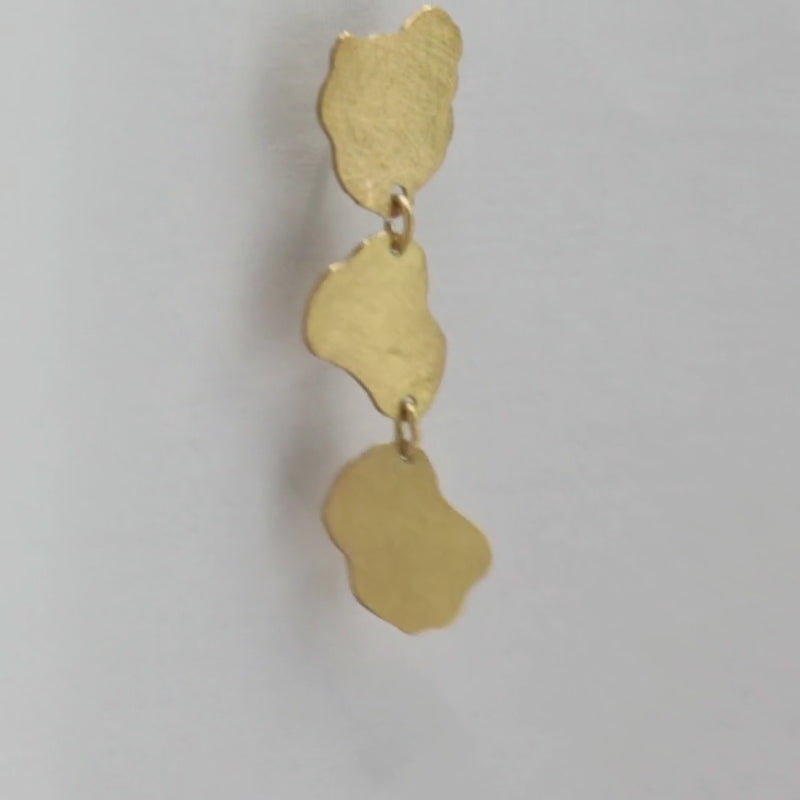Ohrringe Wind Gold Single